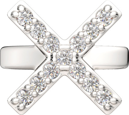 Изображение товара Моносерьга из серебра ZORKA 03101153.ZZ (с фианитами)