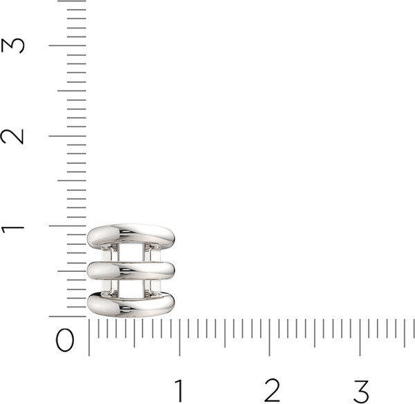 Изображение товара Моносерьга из серебра ZORKA 0300371