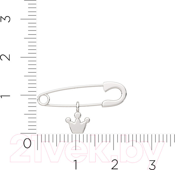 Изображение товара Брошь из серебра ZORKA 0930014