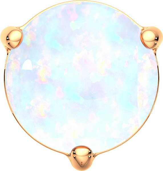 Изображение товара Моносерьга из розового золота ZORKA 310625.9K.R (с опалом)