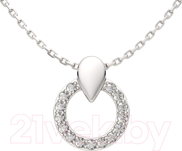 Изображение товара Колье из серебра ZORKA 0550732.ZZ (45см, с фианитами)