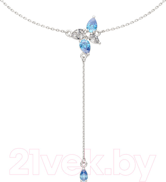 Изображение товара Колье из серебра ZORKA 0550026.BZ (45см, с шпинелями и фианитами)