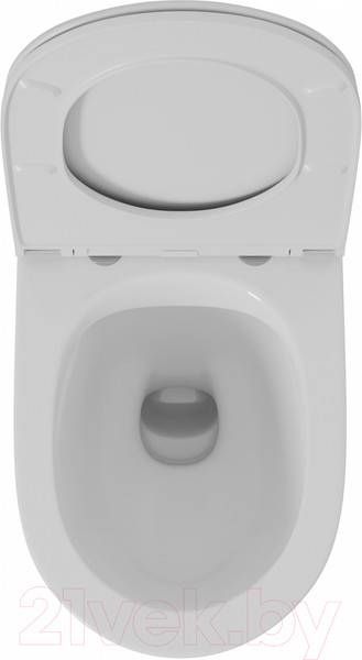Изображение товара Унитаз подвесной D&K Matrix DT1396016 (белый, сиденье микролифт)