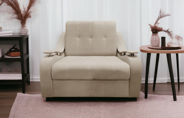 Изображение товара Диван Bobrovmebel Болеро 3-0.8  (микровелюр cимпл 42 бежевый)