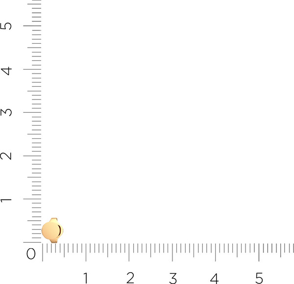 Изображение товара Моносерьга из розового золота ZORKA 300056-9K
