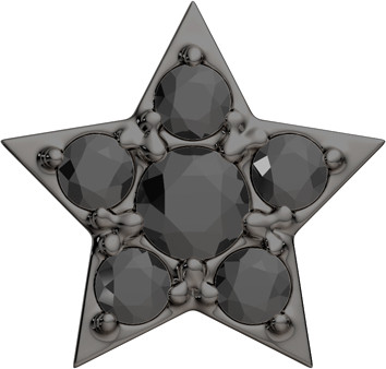 Изображение товара Моносерьга из серебра ZORKA 0310131-F (с фианитами)