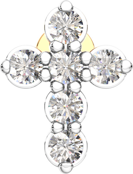 Изображение товара Моносерьга из розового золота ZORKA 3D00385.14K.R (с бриллиантом)