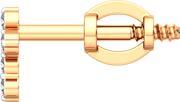 Изображение товара Моносерьга из розового золота ZORKA 3D00385.14K.R (с бриллиантом)