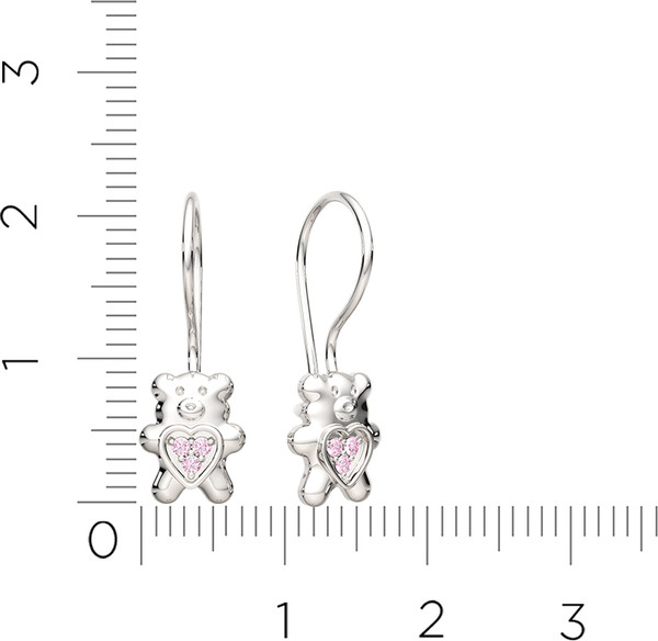 Изображение товара Серьги из серебра ZORKA 03101367 (с фианитами)