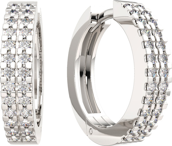 Изображение товара Серьги из серебра ZORKA 03101392 (с фианитами)