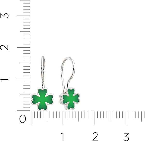 Изображение товара Серьги из серебра ZORKA 0300550