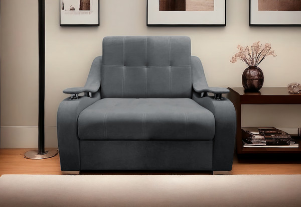 Изображение товара Диван Bobrovmebel Болеро 3-0.8  (микровелюр cимпл 30 светло-серый)