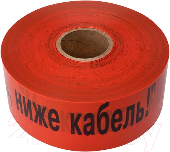 Изображение товара Лента сигнальная Rexant Не копать ниже кабель! / 19-3019 (оранжевый/черный)