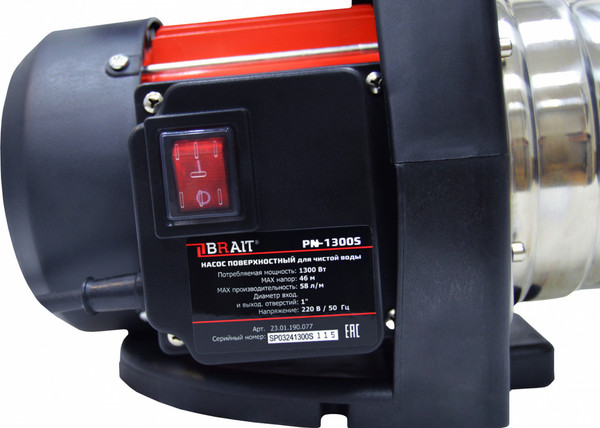 Изображение товара Поверхностный насос Brait PN-1300S