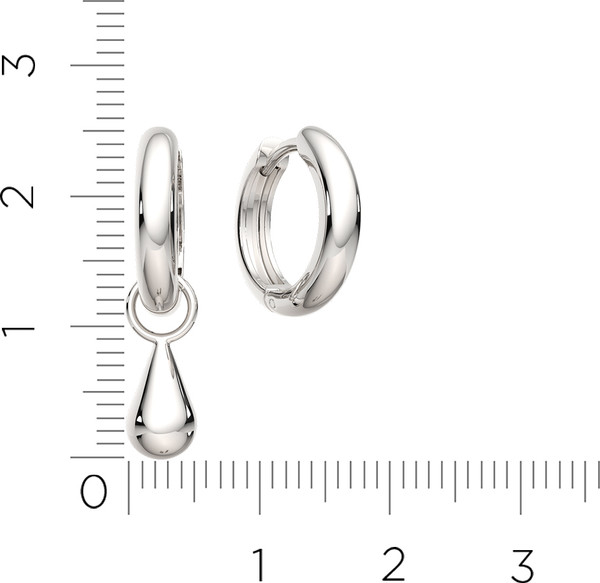 Изображение товара Серьги из серебра ZORKA 0300420 