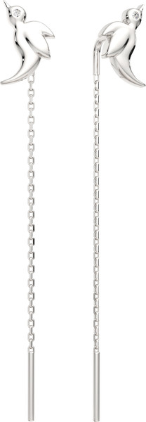 Изображение товара Серьги из серебра ZORKA 03101299 (с фианитами)