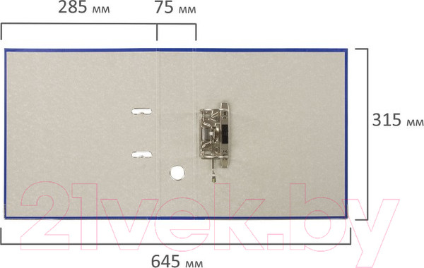 Изображение товара Папка-регистратор Brauberg 226596 (синий)