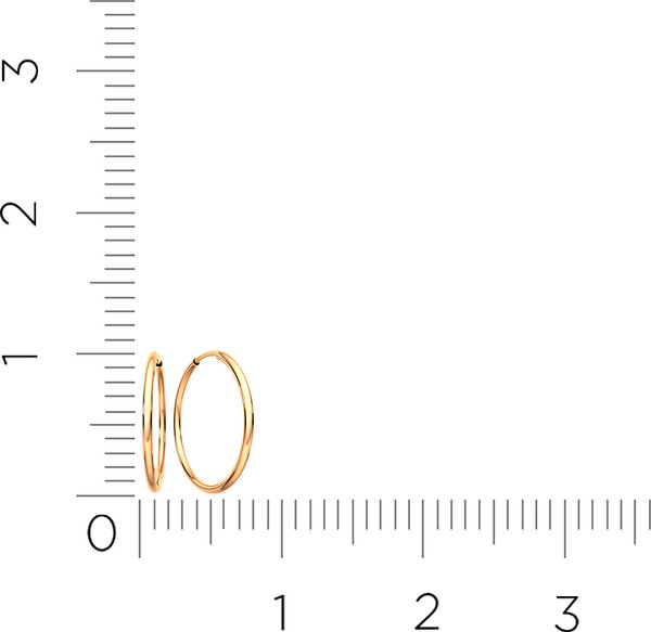 Изображение товара Серьги из розового золота ZORKA 361201/0