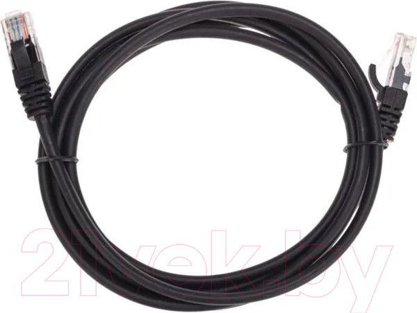 Изображение товара Кабель Rexant U/UTP CAT 5e RJ45-RJ45 26AWG LSZH / 02-0102-3 (3м,черный)