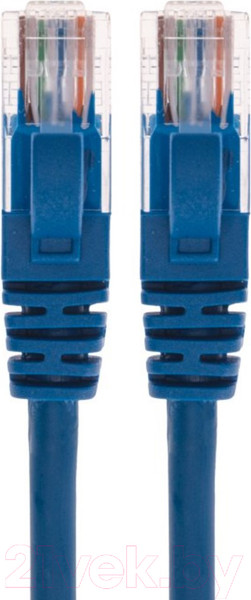 Изображение товара Кабель Rexant U/UTP CAT 6 RJ45-RJ45 26AWG LSZH / 02-0294-3 (3м,синий)