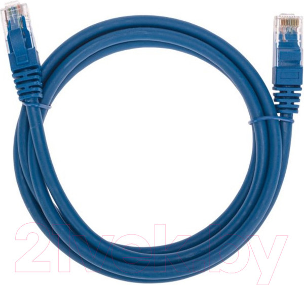 Изображение товара Кабель Rexant U/UTP CAT 6 RJ45-RJ45 26AWG LSZH / 02-0294-3 (3м,синий)