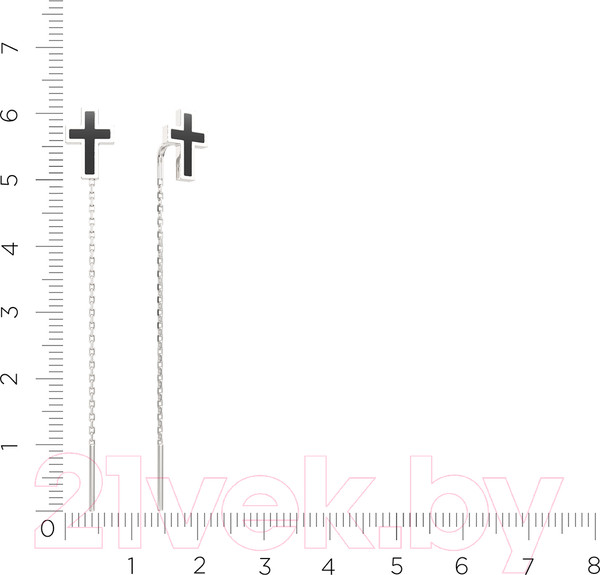 Изображение товара Серьги из серебра ZORKA 0300564.ZZ