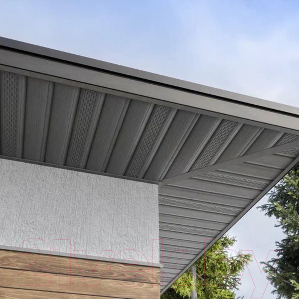 Изображение товара Софит для крыши Технониколь Оптима частично перфорированный / 4523450 (3м, бруния)