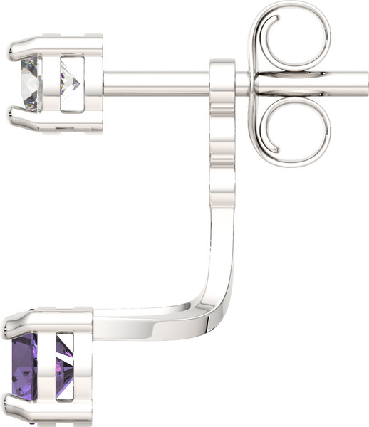 Изображение товара Серьги из серебра ZORKA 0310555 (с фианитами)