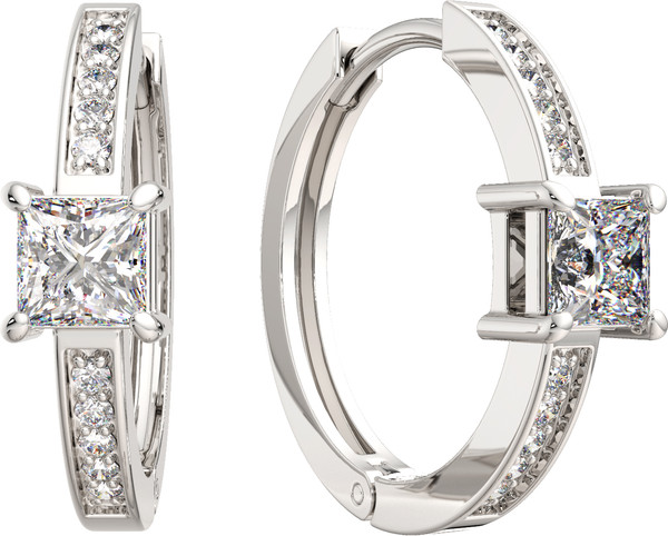 Изображение товара Серьги из серебра ZORKA 03101272 (с фианитами)