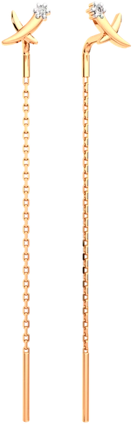 Изображение товара Серьги из розового золота ZORKA 3101624.14K.R (с фианитами)