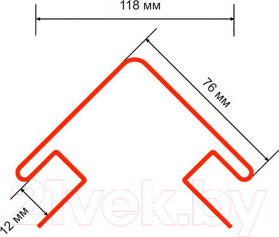 Изображение товара Угол для сайдинга Технониколь Оптима наружный 75 / 4523467 (3м, жасмин)