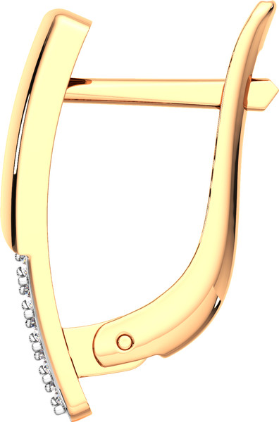 Изображение товара Серьги из розового золота ZORKA 3101187.14K.R.ZZ (с фианитами)