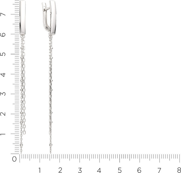 Изображение товара Серьги из серебра ZORKA 0300419