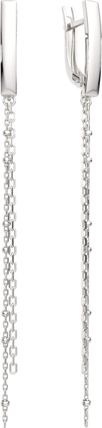 Изображение товара Серьги из серебра ZORKA 0300419