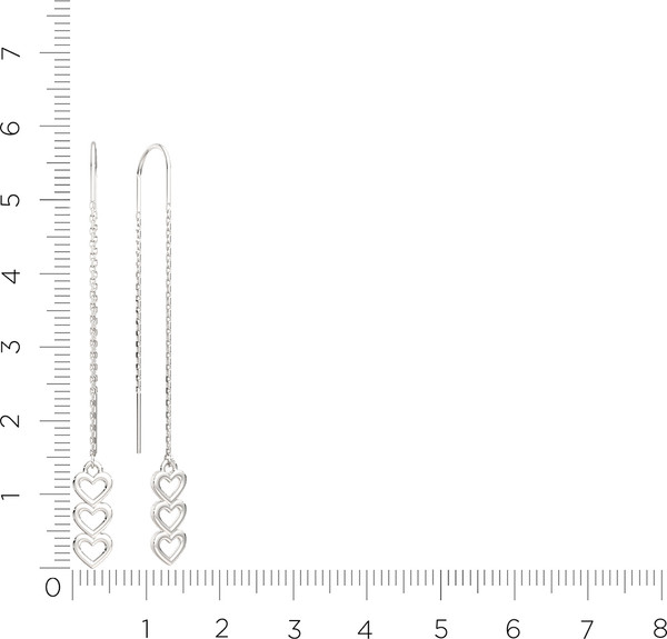 Изображение товара Серьги из серебра ZORKA 0300430.ZZ
