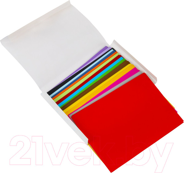 Изображение товара Набор цветной бумаги Brauberg Тонированная в массе / 115089 (16цв)