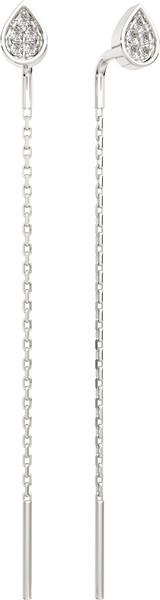 Изображение товара Серьги из серебра ZORKA 0310930 (с фианитами)