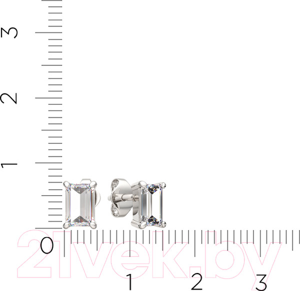 Изображение товара Серьги из серебра ZORKA 03101216.ZZ (с фианитами)