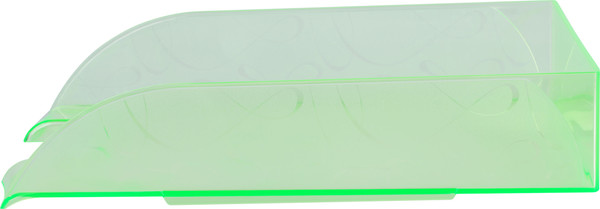 Изображение товара Лоток для бумаг Стамм Вега / ЛТГ-31749 (тонированный неоновый зеленый)