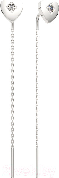 Изображение товара Серьги из серебра ZORKA 0310906 (с фианитами)