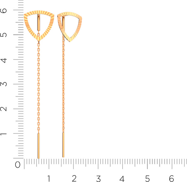 Изображение товара Серьги из розового золота ZORKA 3900117.14K.R.ZZ