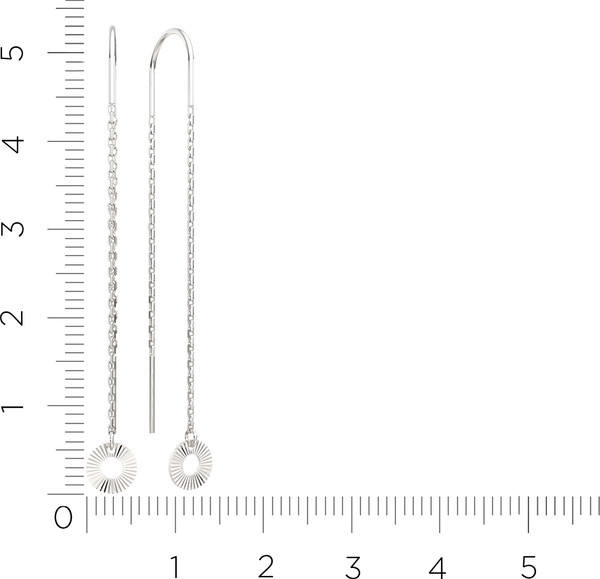 Изображение товара Серьги из серебра ZORKA 0390074