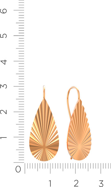 Изображение товара Серьги из розового золота ZORKA 390095.14K.R.ZZ