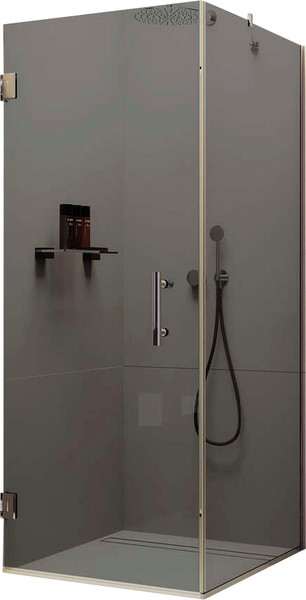 Изображение товара Душевой уголок MaybahGlass MGY-1308-4 (графитовое стекло/хром глянцевый)