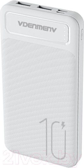 Изображение товара Портативное зарядное устройство VDENMENV DP09 10000mAh (белый)