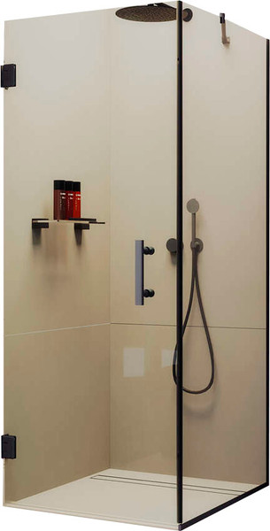 Изображение товара Душевой уголок MaybahGlass MGY-1304-6 (бесцветное стекло/черный)