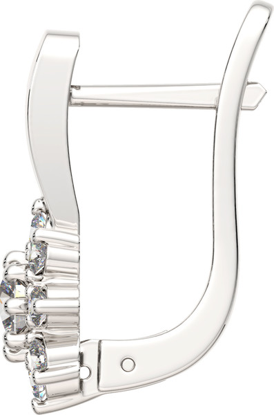 Изображение товара Серьги из серебра ZORKA 0310983.ZZ (с фианитами)