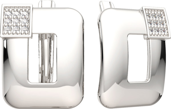 Изображение товара Серьги из серебра ZORKA 03101019 (с фианитами)