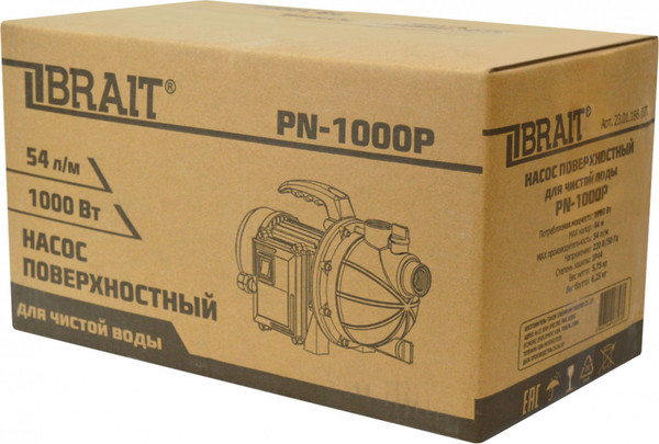 Изображение товара Поверхностный насос Brait PN-1000P