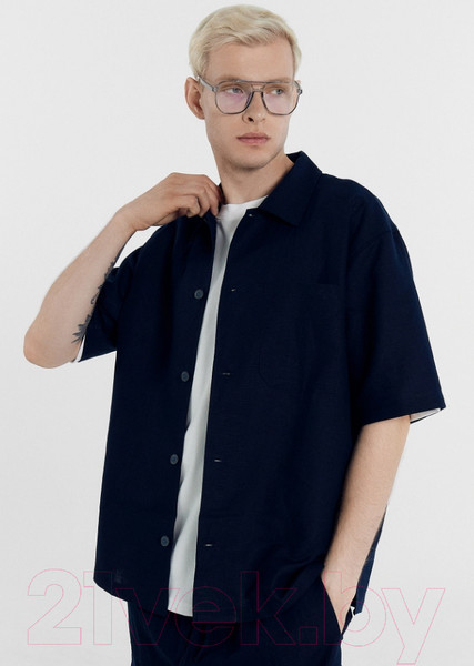 Изображение товара Рубашка Mark Formelle 111887 (р.100-182, темно-синий)